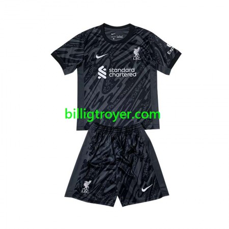 Billige Fotballdrakter Liverpool Keeper Barn Hjemmedraktsett 2024/25 Kortermet